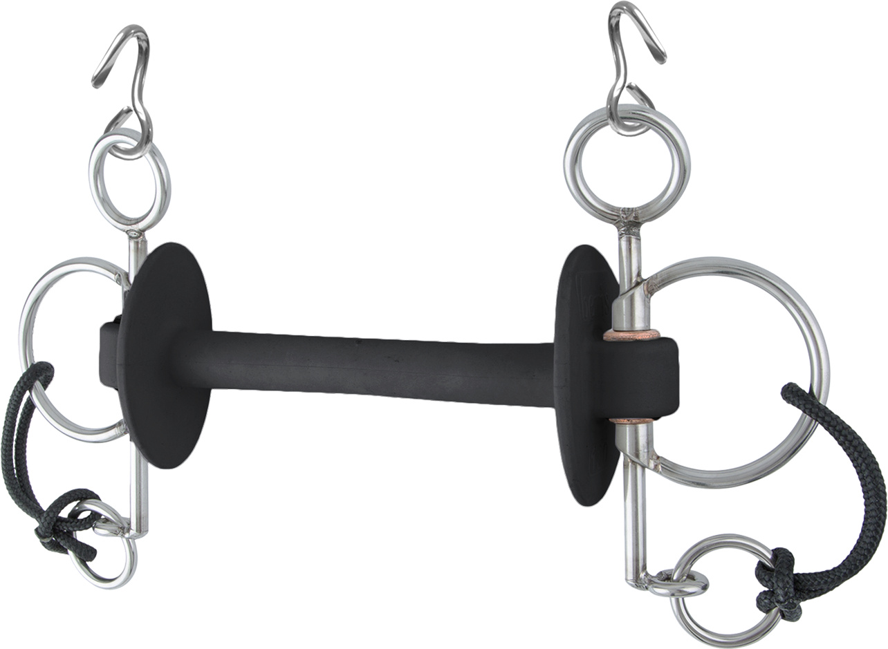 Beris Gebisse Beris Bits Pelham Kurz Prime Extra Soft Stange 18 mm Gebiss 120 mm 6532700-120