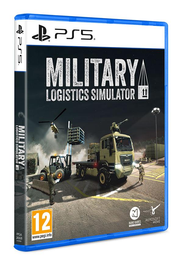 Aerosoft Military Logistics Simulator PS5 Spiel – Realistische Militärlogistik Simulation – Taktisches Military Strategy Video Game Multilingual 8167451