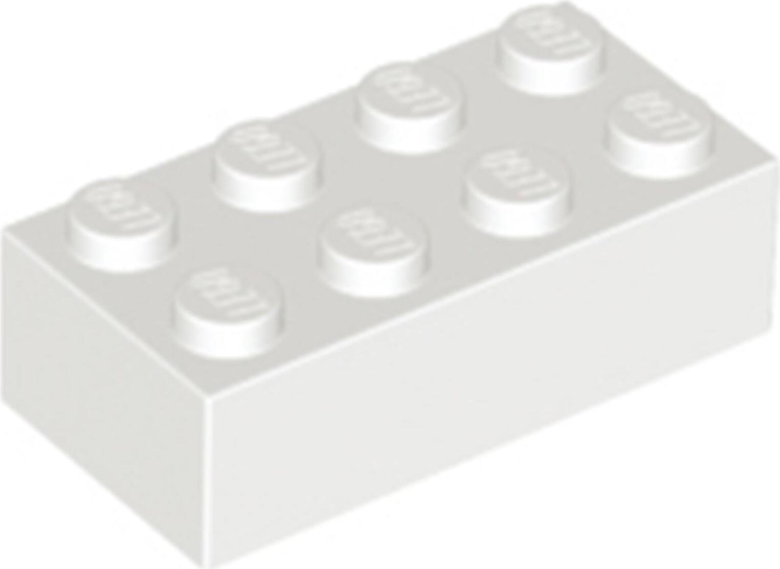 weiße lego steine 2x4 50x LEGO Baustein 2x4, Weiß LEGO®