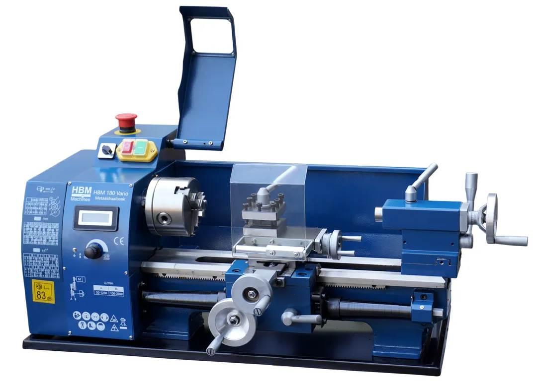 hbm Metalldrehmaschine 180x300mm 600W 230V Drehmaschine Drehbank Tischdrehmaschine X00098