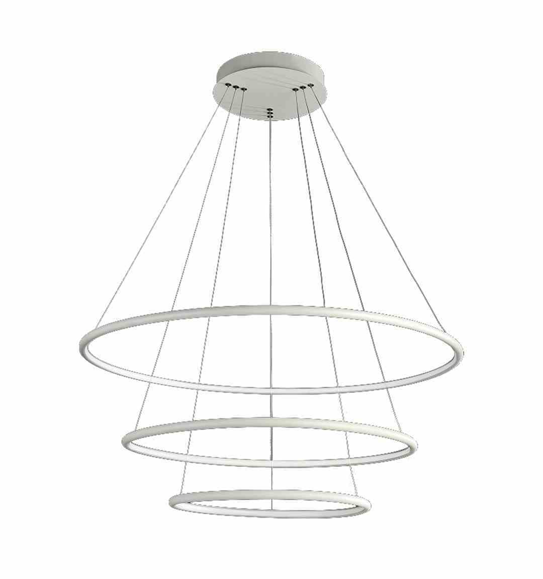 Kronleuchter Deckenleuchte Orion Weiss 99W Led Pendelleuchte Hängelampe Deckenlampe