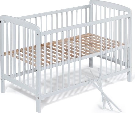 KOKO Kinderartikel Babybett "JULIA" 120x60 weiss 0925-OA