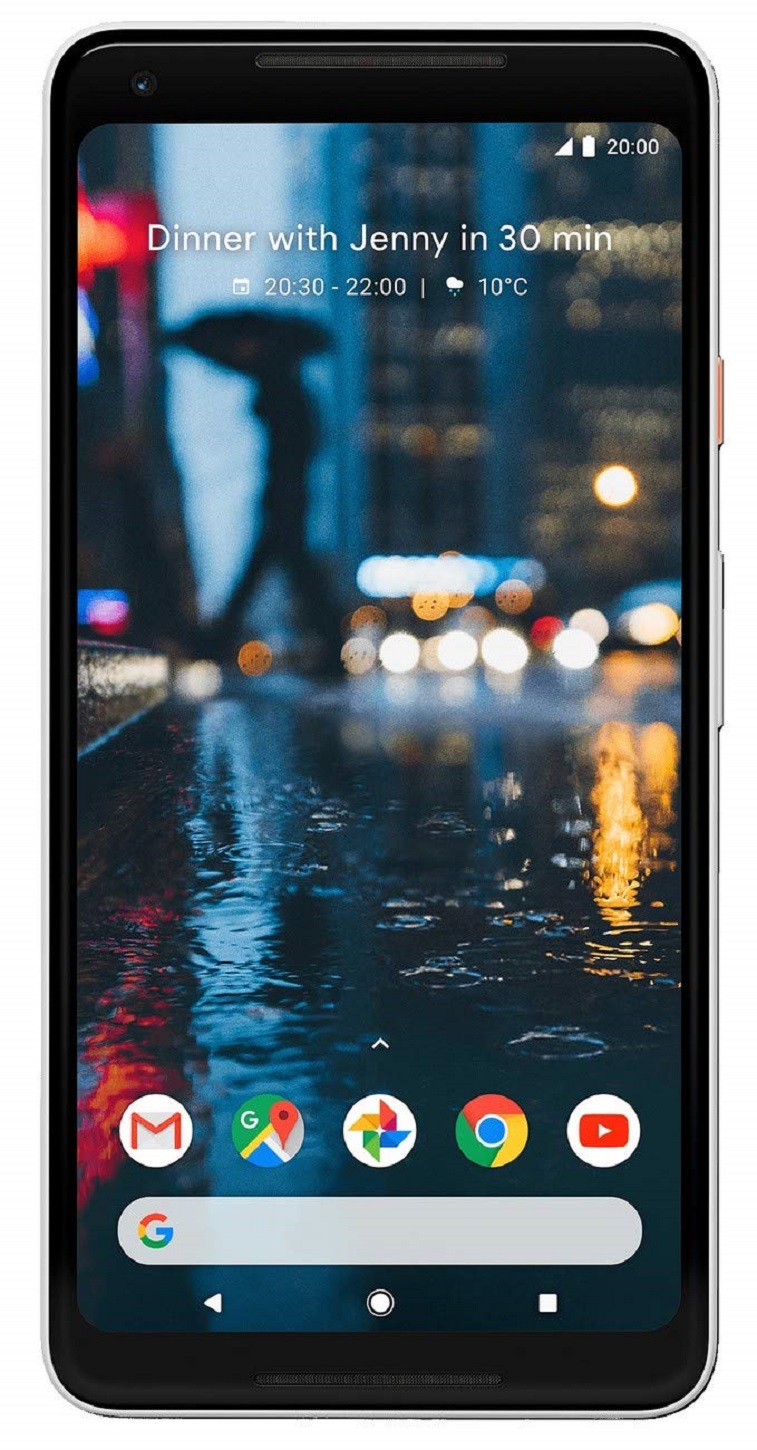 Google Pixel 2 XL, 15,2 cm (6"), 4 GB, 64 GB, 12,2 MP, Android 8.0, Čierna, Biela