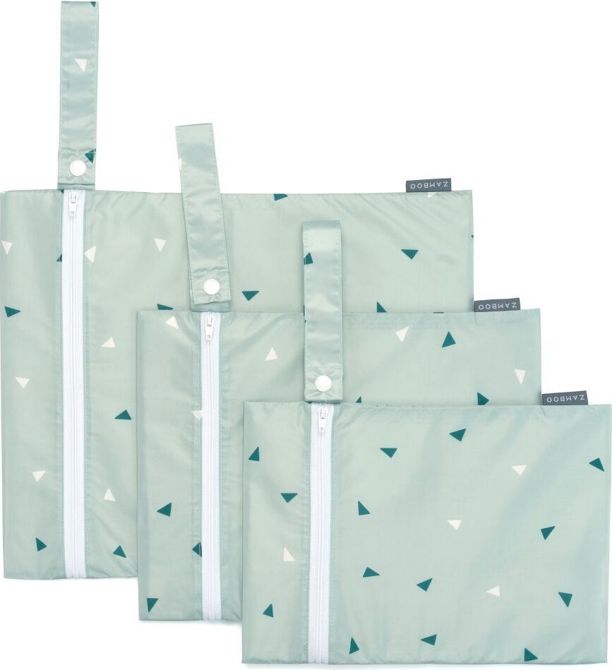 Zamboo Nasstasche / Windeltasche 3er Pack - Triangel