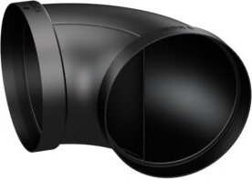 BORA ERB90/1 Ecotube Bogen 90° rund inkl. Dichtungsmaterial (1Stk.)