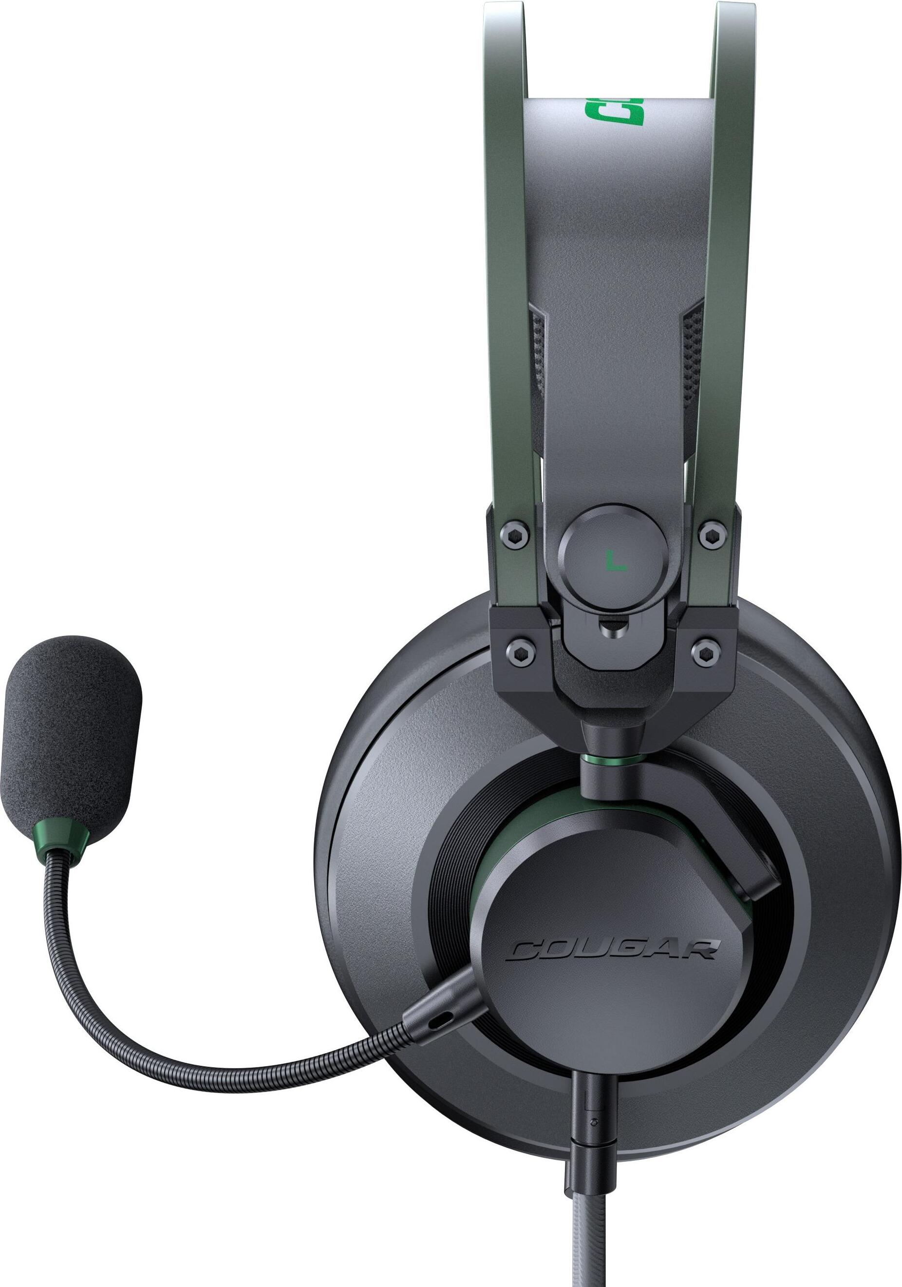 Slúchadlá Cougar VM40 XB pre PC s káblom, 3,5 mm jack, čierne