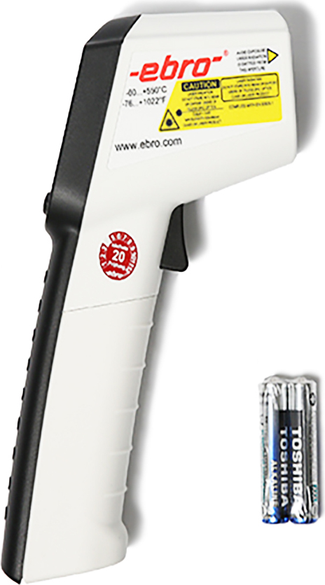 Ebro TFI 650 Thermomètre Infrarouge Double - Vente Consommable