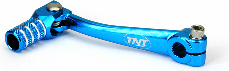 Radiaca páka TNT zasúvacia hliníková pre HRD Sonic Enduro SM, HM CRE Derapage RR Motorhispania YR11 VTVDV1CE20101 Six Competition MBK X-Limit rok 1986 - 2017, farba: modrá
