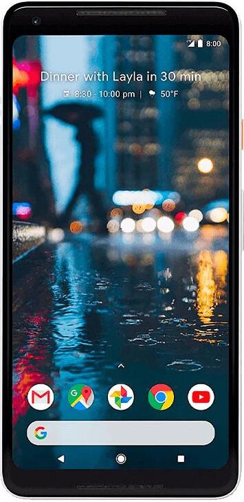 Google Pixel 2 XL, 15,2 cm (6"), 4 GB, 128 GB, 12,2 MP, Android 8.0, Čierna