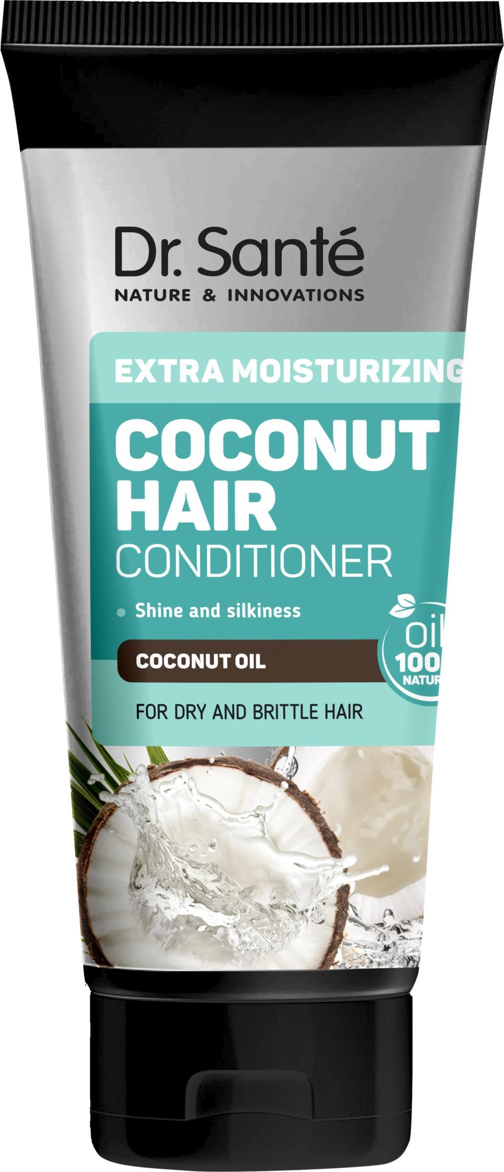 ELFA PHARM DR.SANTE Kokosnuss-Haarspülung für trockenes und sprödes Haar, extra feuchtigkeitsspendend, 200 ml