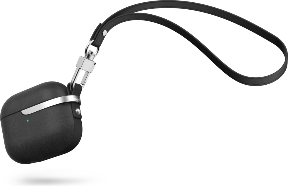 Moshi - Pebbo Luxe AirPods 3 (uhlovo čierne)