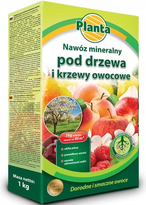 Planta Düngemittel für Obstbäume und Sträucher 1 kg