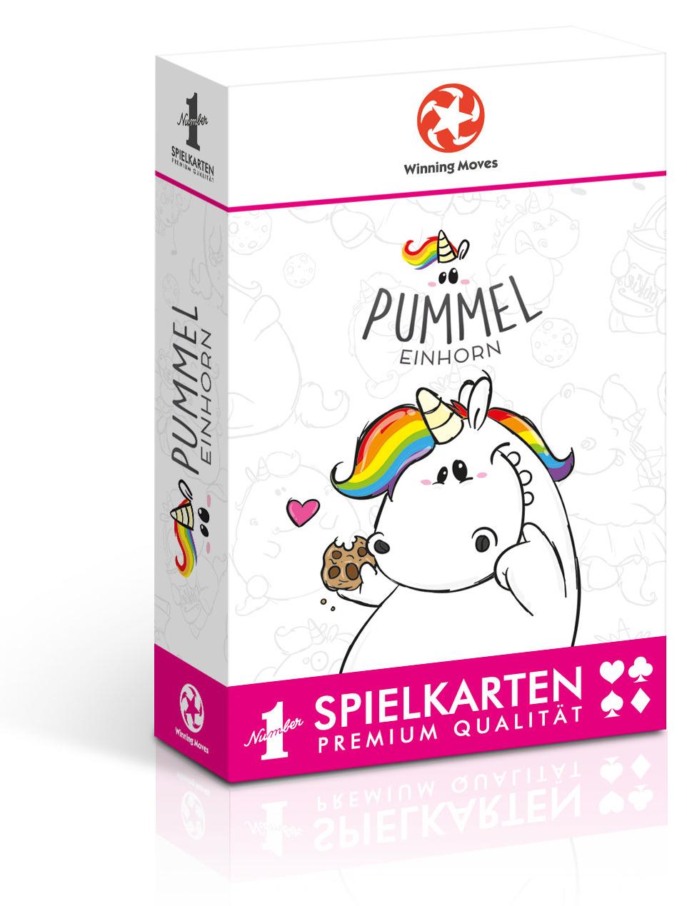 Winning Moves Number 1 Spielkarten Pummeleinhorn Einhorn Karten Kartenspiel 30553