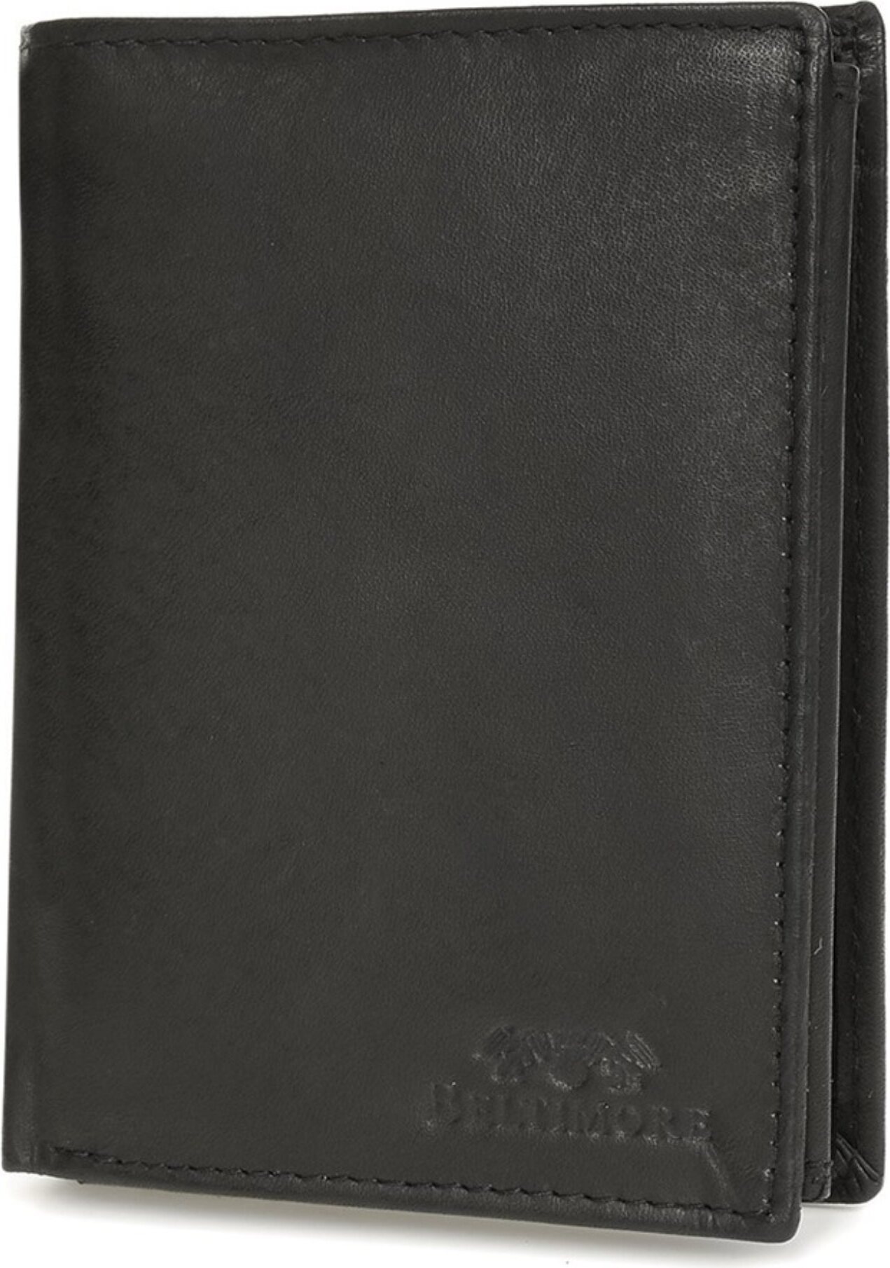 Beltimore Klassische Herren-Geldbörse aus schwarzem Naturleder, groß, mit RFID-Verschluss krau92