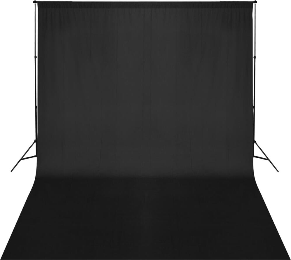 Ankonbej Fotohintergrund-System 500 x 300 cm Schwarz