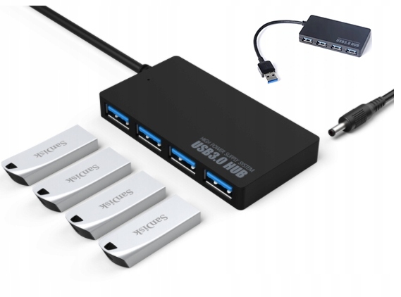Hub 4V1 Port Splitter 4X Usb 3.0