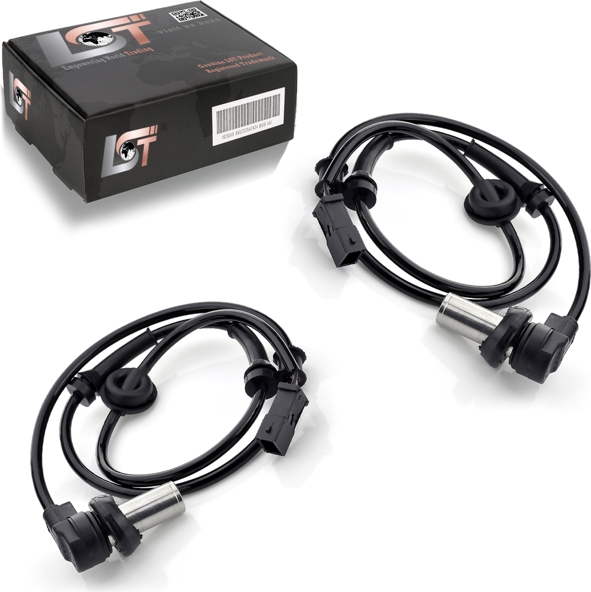 LST 2x ABS Sensor Raddrehzahlregler Raddrehzahlfühler hinten für Audi A4 B5 8D2 SN-AB-0007 x2