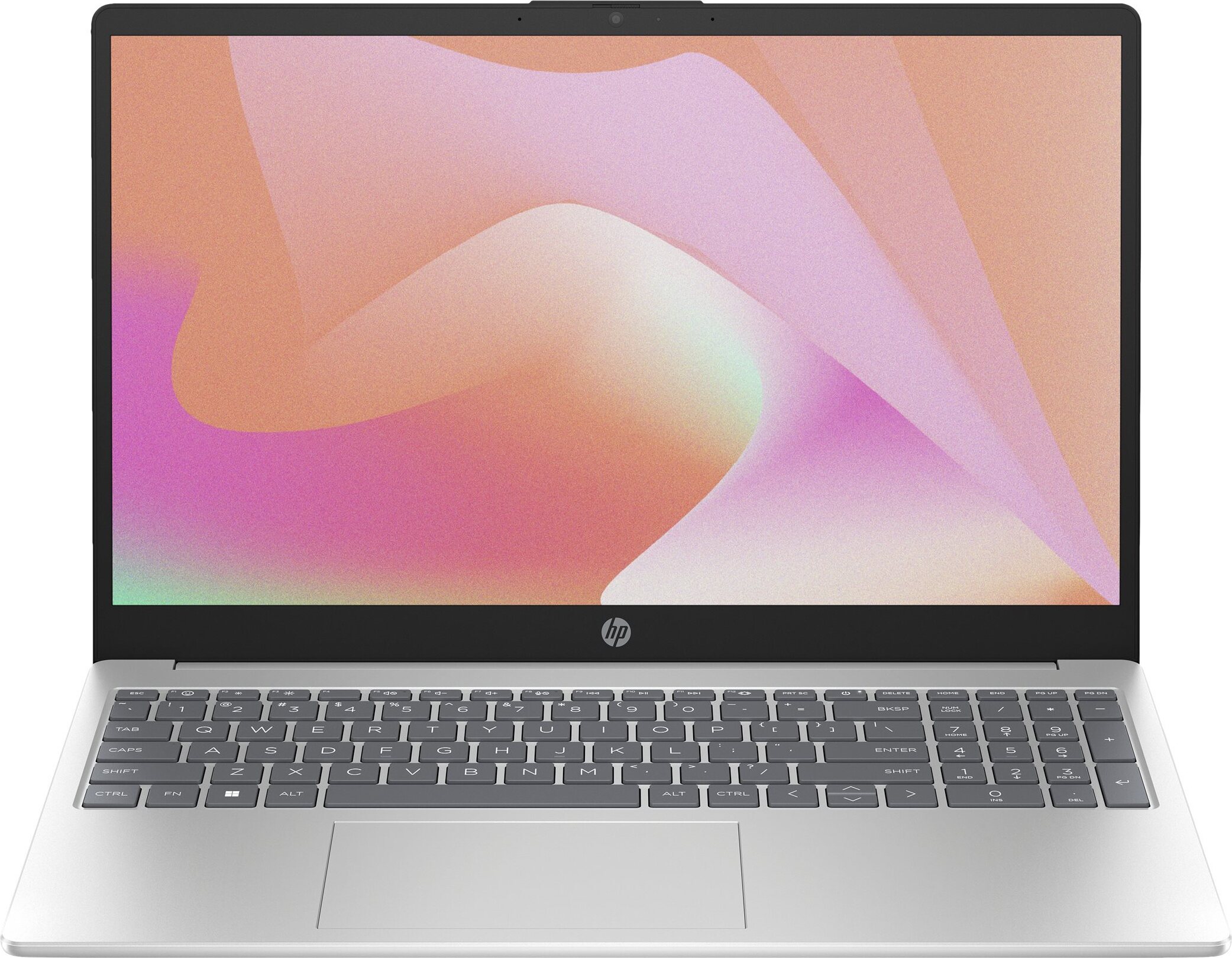 HP 15,6" FHD Laptop strieborný R5-7520U 16GB/512GB SSD DOS 15-fc0456ng