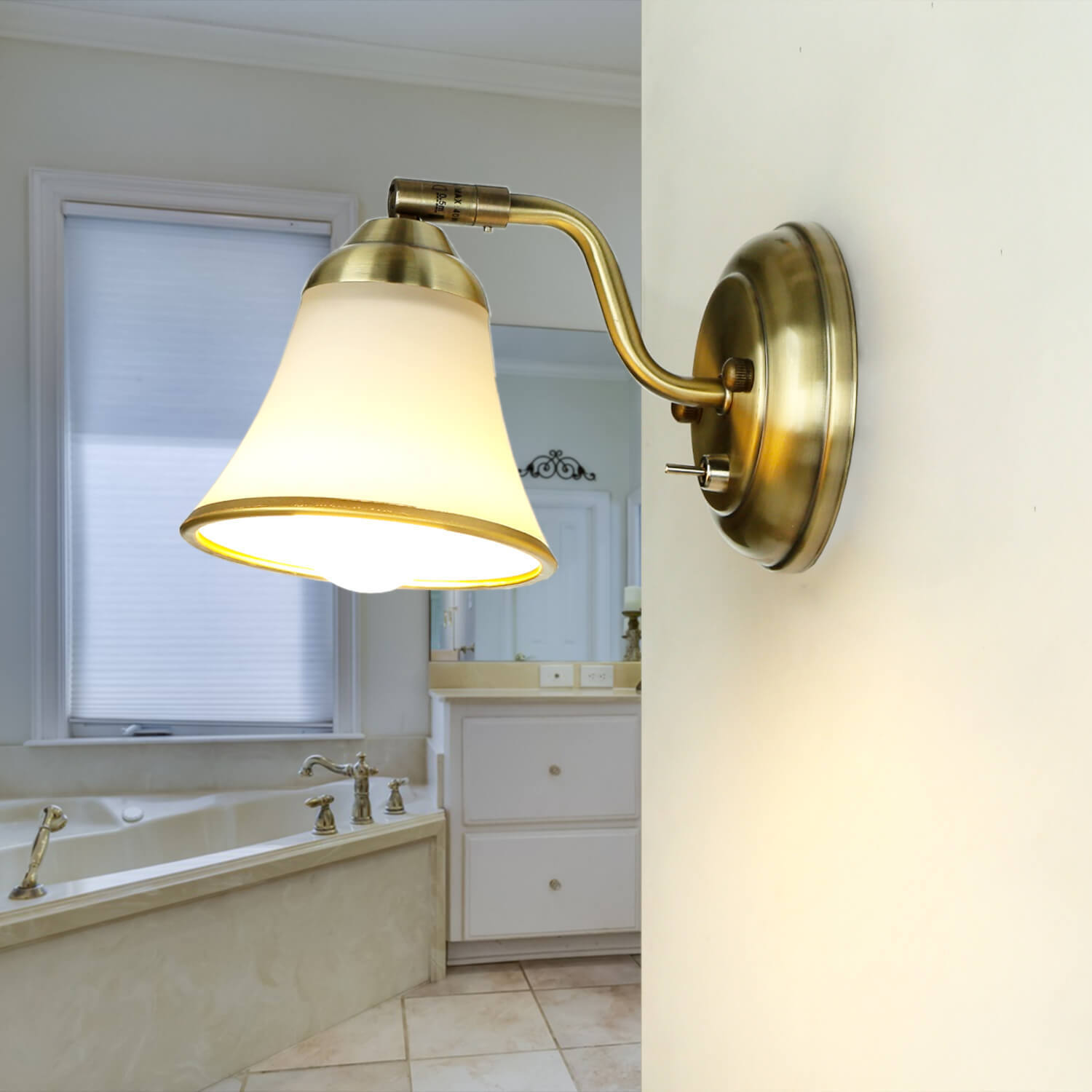 Licht-Erlebnisse Wandleuchte schwenkbar 