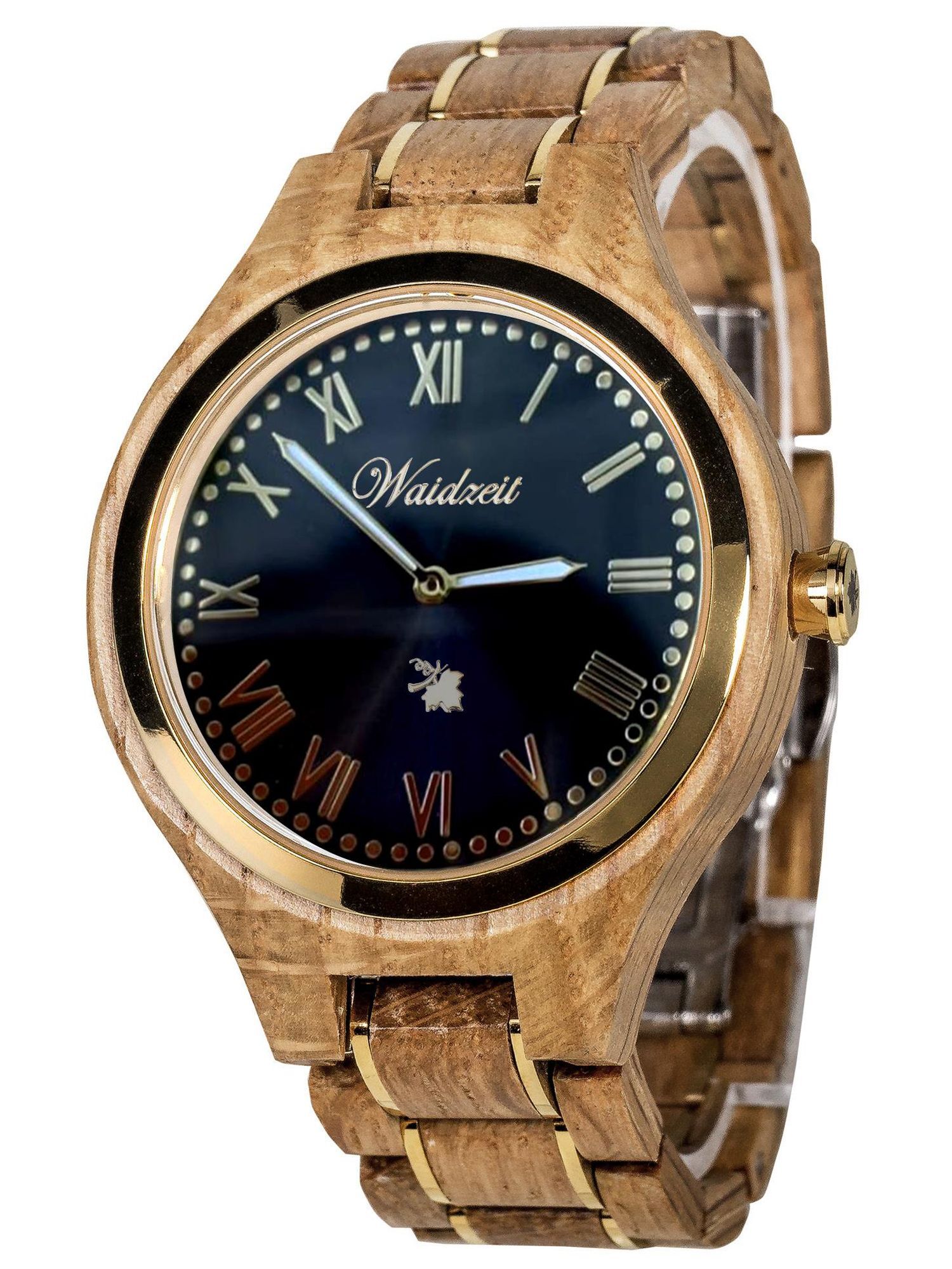 Waidzeit YN03 Barrique Weinprinzessin Uhr Damenuhr Holz braun