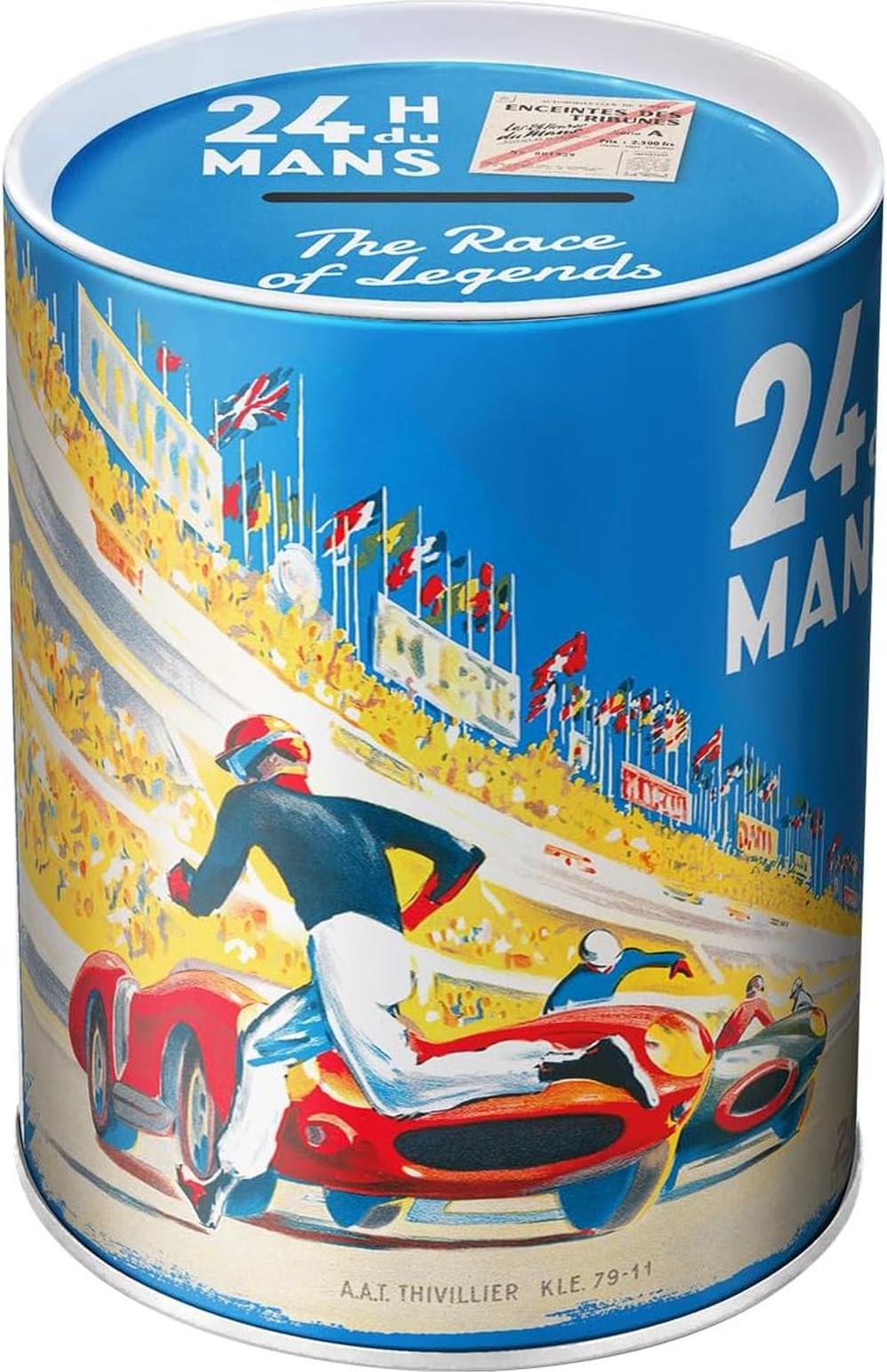 Nostalgic Art Nostalgic-Art - Spardose - 24h Le Mans - Racing Poster Blue 31026