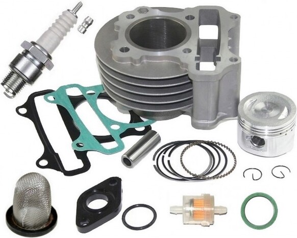 Untimero 80ccm Racing Zylinder KIT 47mm für REX RS 700 50ccm 4T AC bis2017 Zylinderkit Zylinderkit