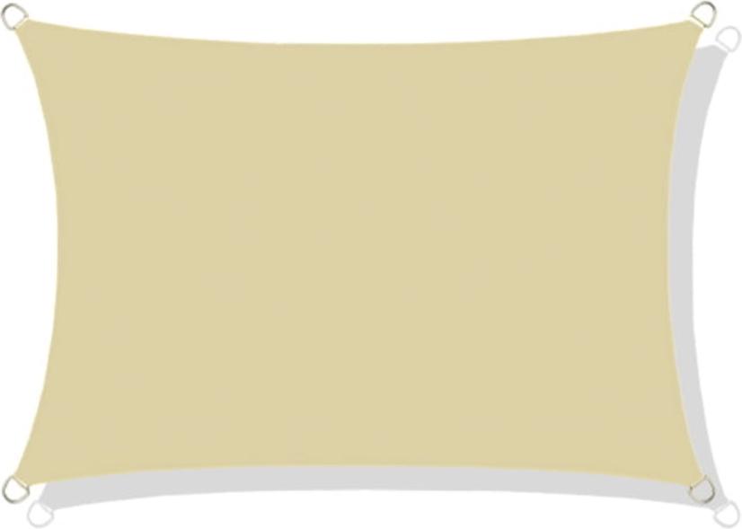 AIO FACTORY Wasserdichtes codura wasserdichtes Segel 4x3 m beige