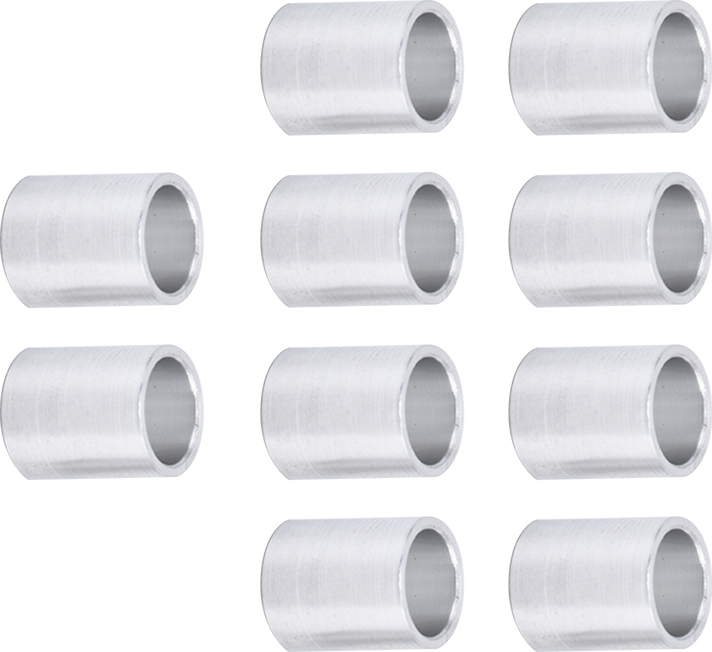 Cocosity Abstandhalter aus Aluminiumlegierung,10mm Abstandhalter aus Aluminium,Abstandhalter ohne Gewinde,runder Abstandhalter aus Aluminium,runder Abstandhalter,Abstandshalter,Stützverschraubungen