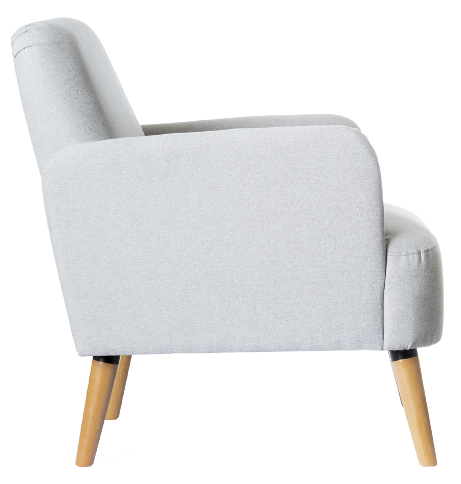 PAPERFLOW FTBRO.23.11 - Sessel - Polyester - Schwarz - Partikelbord - Holz - Klassisch - Holz