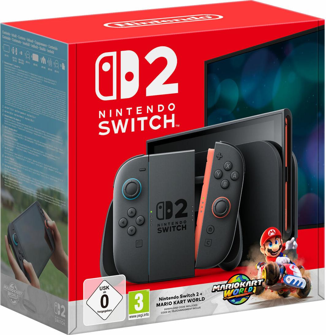 Nintendo Switch 2 Nintendo SW2 MKART WRLD Schwarz Mario Kart World