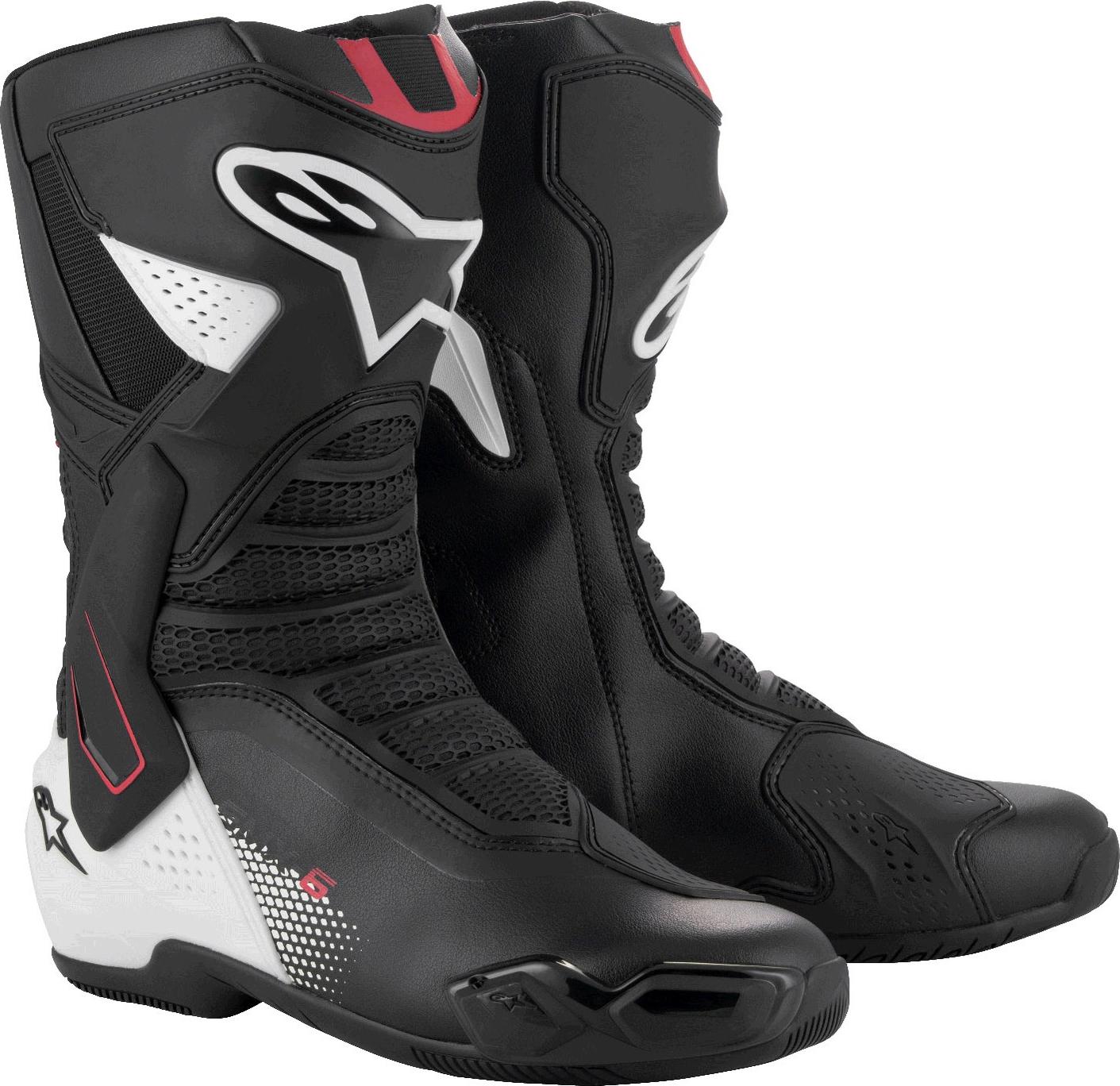 stiefel SMX-6 3, ALPINESTARS (schwarz/weiß/rot, Größe 39) M133-53-39