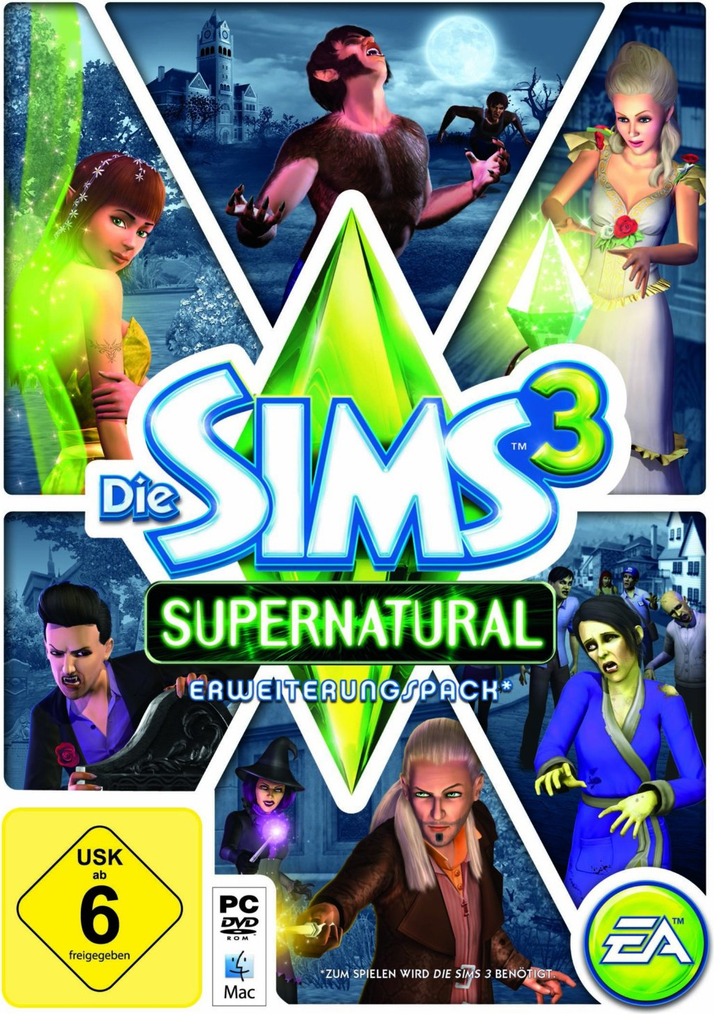 Electronic Arts EA The Sims 3 Supernatural - Simulationsspiel - PC MXD09209676