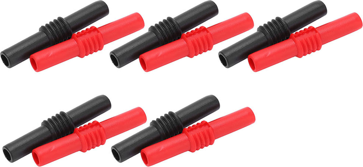 Cocosity Bananenstecker Kupplung,Bananenstecker Verlängerung Adapter,Bananenstecker Buchse,Bananenstecker Kupplung,Bananenstecker Verlängerung,Bananenstecker Zubehör