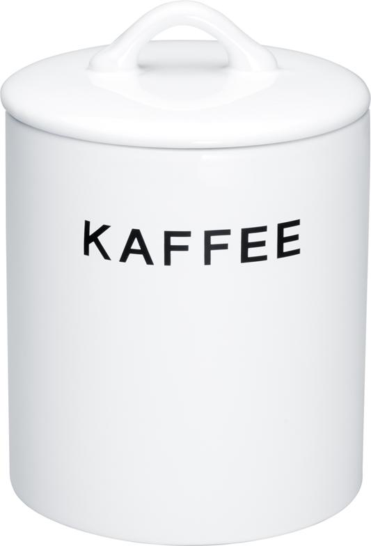Vorratsdose Steingut Weiß Kaffee neuetischkultur