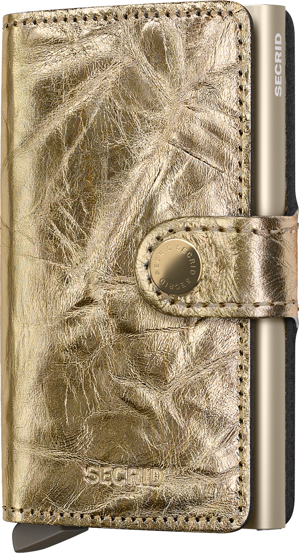 Secrid Wallets Miniwallet Crunch 10 cm - Gold MCr-Gold