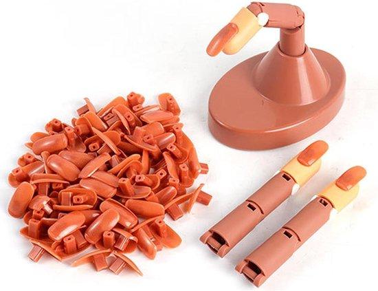 OEM Kunstfingernagel Übung Kit braun Silikon 2026