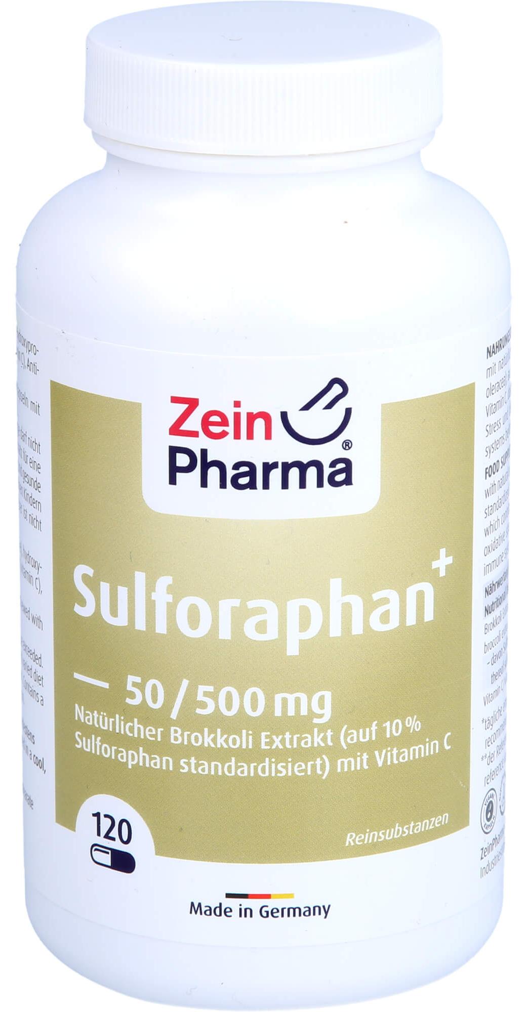 ZeinPharma Germany GmbH Sulforaphan Brokkoli + C 50/500 mg, 120 St KAP 18129556