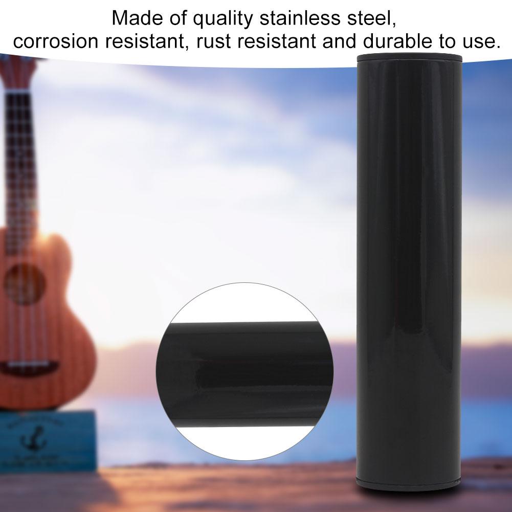 Gistuch Tragbarer Edelstahl-Zylinder-Sandstreuer, Musikrhythmus-Schlaginstrumente (schwarz)