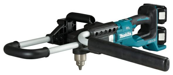 Makita DDG460T2X7 Twin 18V bezkartáčový zemný vrták s 2 batériami de 5,0 Ah, nabíjačkou a 2 adaptérmi (36 V) Li-ion LXT