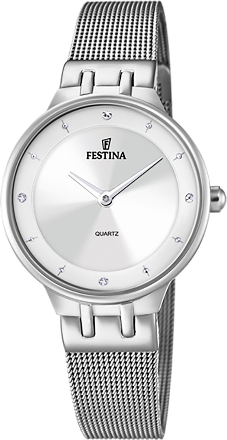 Festina dámske náramkové hodinky z nehrdzavejúcej ocele strieborné Fashion D2UF20597/1