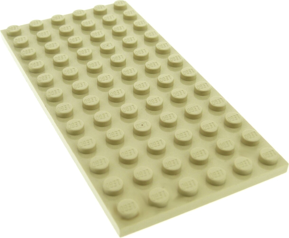 1x stavebnica Lego 6x12 béžová Základná doska Star Wars 10123 4188158 3028
