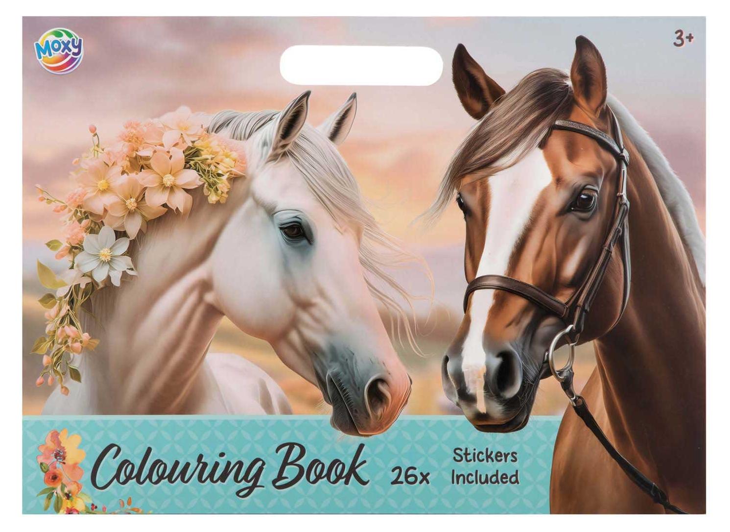 Creative Craft Lab Malbuch Pferdesammlung 25 Seiten 26x35,5 cm | 4 Stück 190002