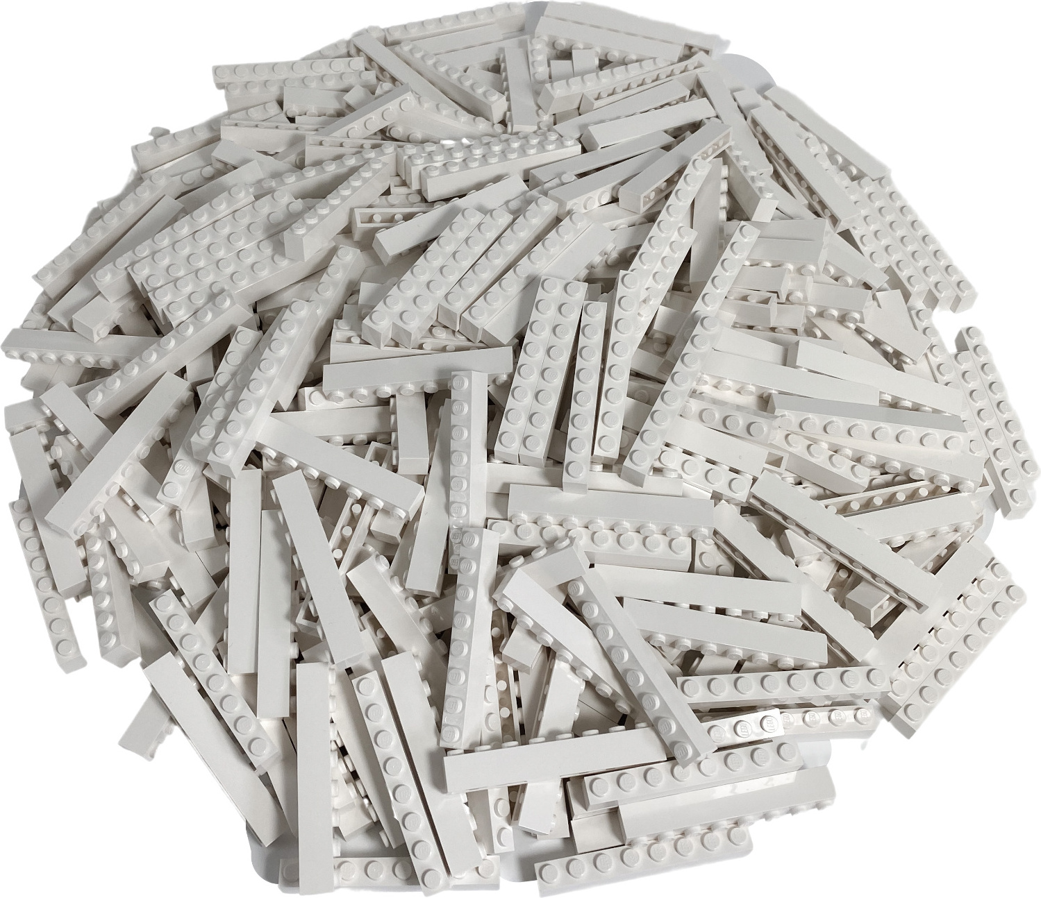 LEGO® 1x8 kociek Vysoké kocky Biela - 3008 NEW! Množstvo 500x