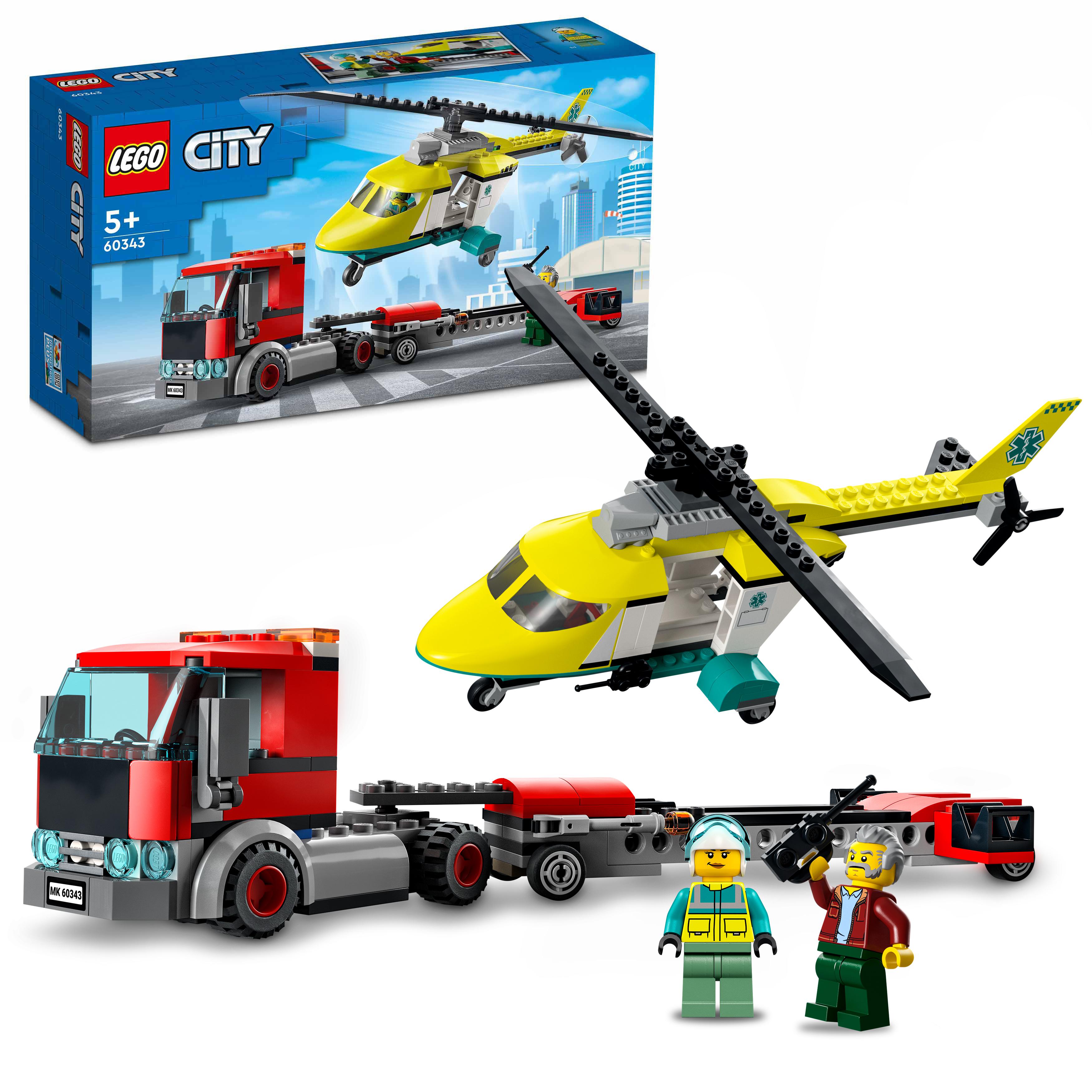 LEGO 60343 City Transporter, Hubschrauber
