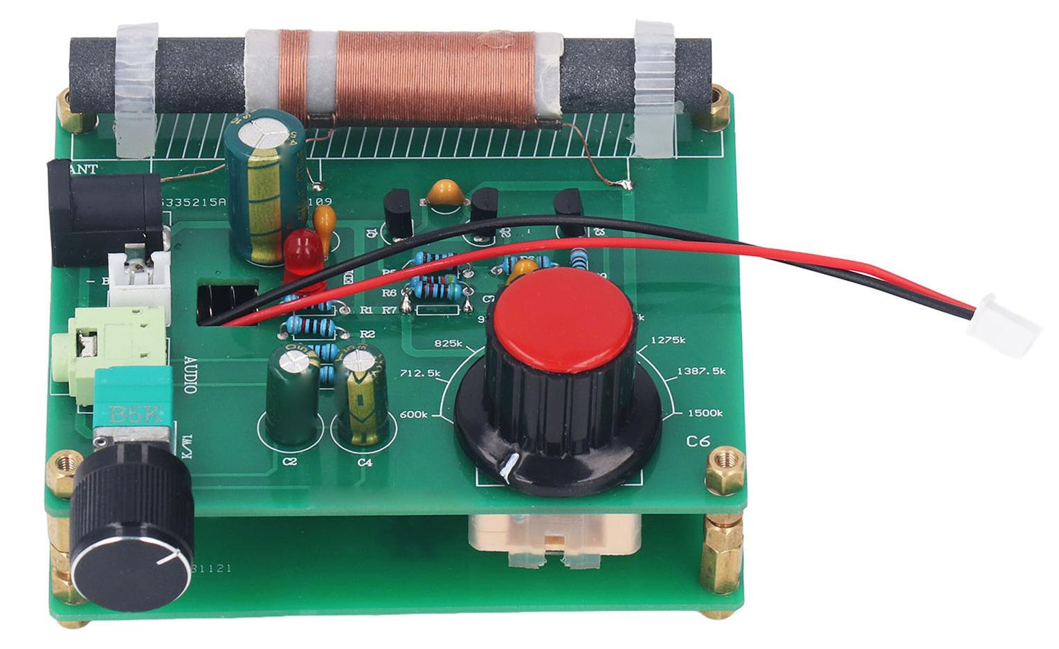 Gistuch AM-Sender 600 kHz–1500 kHz Amplitudenmodulation 5–12 V mit 3,5-mm-Kopfhörerschnittstelle