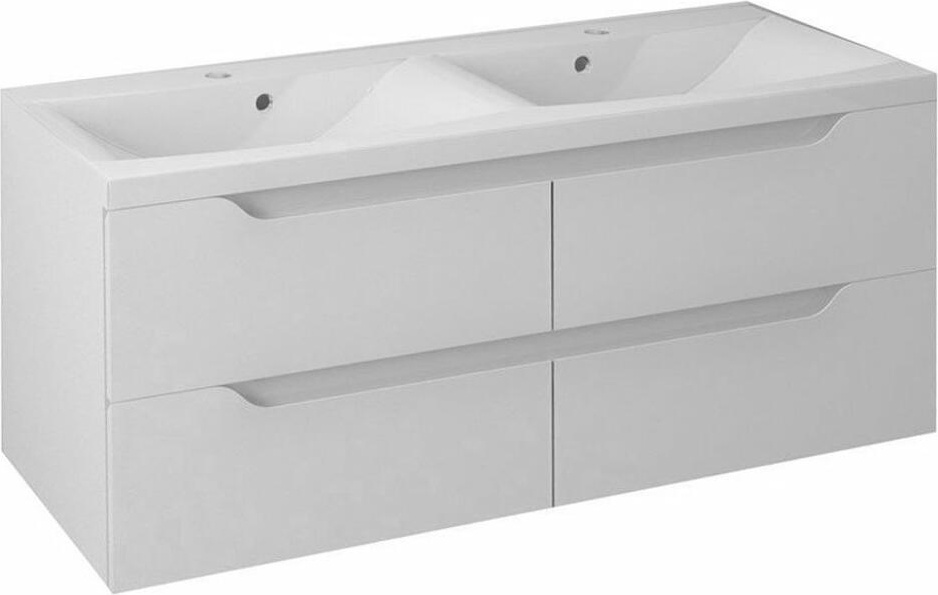 HAK WAVE Doppelunterschrank 120x50x48cm, weiß WA121