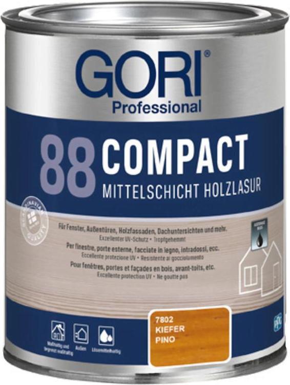 Mein-Onlineversand Gori 88 Compact-Lasur, 750ml Farbton - Kiefer 329493