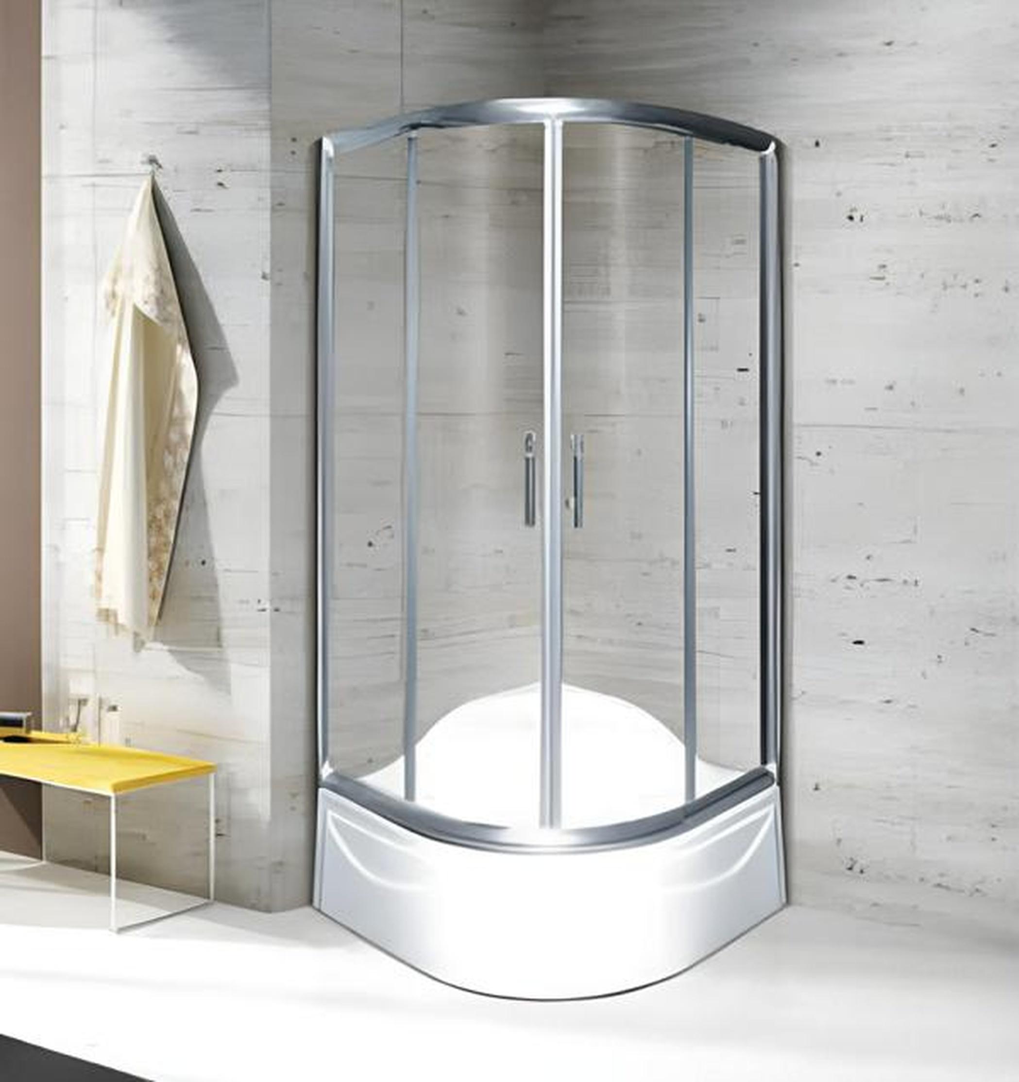 AEA Duschecke Duschtür Eckdusche Duschraum Dusche Duschabtrennung 90x90 cm