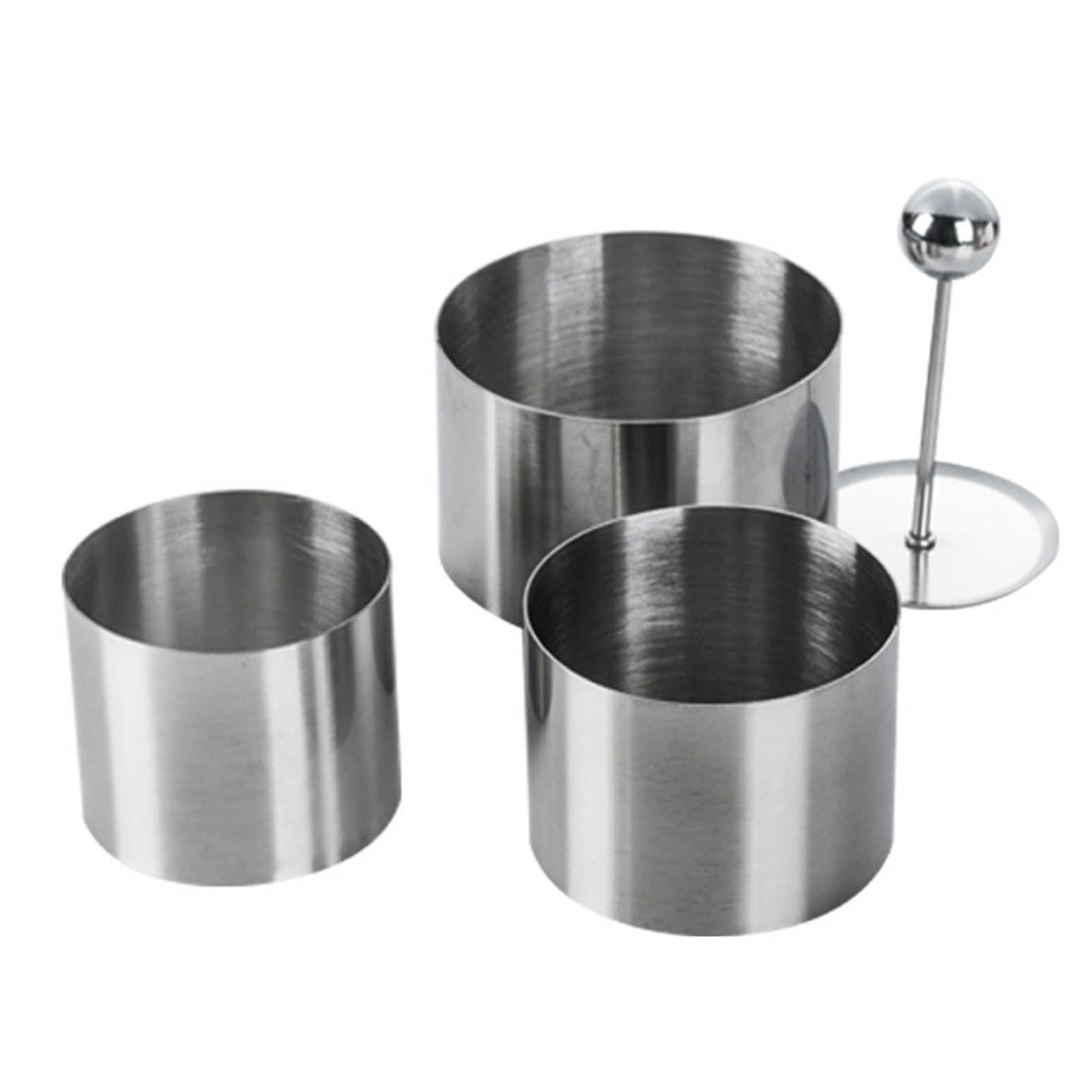 Homedvery Kalte Tellerform, korrosionsbeständig, rostfrei, rund, mit Druckbrettbeschichtung, Edelstahl-Tellerform, Hotelzubehör 3602021@  Hdvery