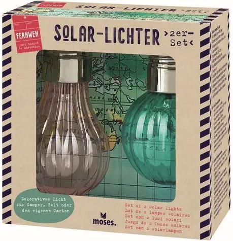 Moses Fernweh Solar-Lichter 2er Set